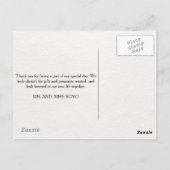 フローラポジス水彩サンキューハガキ ポストカード (裏面)