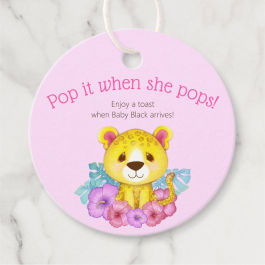 フローラポップ・アートのがポップした時 フェイバータグ (正面)