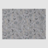 フローラポピー水彩パターンギフト 薄葉紙 (正面)