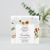 *~*フローラポピー絵を描フィールドのAR9招待状 招待状 (スタンド正面)