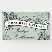 フローラマイルストーンシャンパーニュおめでとう 横断幕 (横)