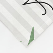 フローラマイルストーンベビーブランケット フリースブランケット (角)