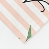 フローラマイルストーンベビーブランケット フリースブランケット (角)