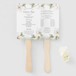 フローラマウンテン結婚式 プログラムファン ハンドファン