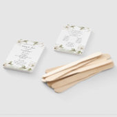 フローラマウンテン結婚式 プログラムファン ハンドファン (組立なし)