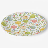 フローラマカロン紙プレート ペーパープレート (アングル)