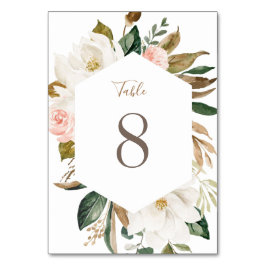 フローラマグノリアニュートラルベージュ赤面表番号 テーブルナンバー