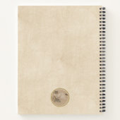 フローラマグノリアファインアート日本のアンティーク絵画ズ ノートブック (裏面)