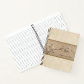 フローラマグノリアファインアート日本のアンティーク絵画ズ ノートブック (内部)