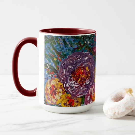 フローラマグ マグカップ (ドーナツ付き)