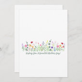 フローラマザーズのデイカード 招待状 (正面/裏面)