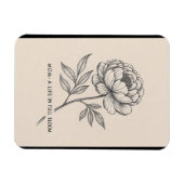 フローラマザーズデイアート – 「ライフ・イン・開花」デコール マグネット (横)