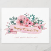 フローラマザーズデイケーキトッパー/グリーティングカード シーズンカード (正面)