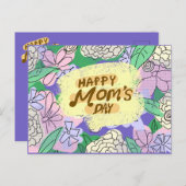 フローラマザーズデイデザイン ポストカード (正面/裏面)