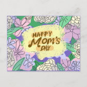 フローラマザーズデイデザイン ポストカード (正面)
