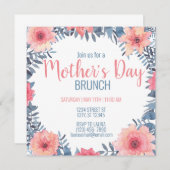 フローラマザーズデイブランチ招待状 招待状 (正面/裏面)