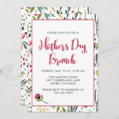 フローラマザーズデイブランチ 招待状 (正面/裏面)