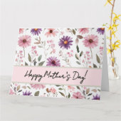 フローラマザーデイカード カード (黄色い花)