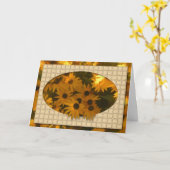 フローラマザーデイカード カード (黄色い花)