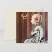 フローラマスクのオン/オフDiva サンキューカード (正面/裏面)