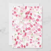 フローラマゼンタ結婚式招待状 招待状 (裏面)