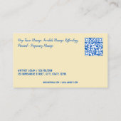 フローラマッサージセラピストQR 名刺 (裏面)