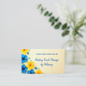 フローラマッサージセラピストQR 名刺 (スタンド正面)