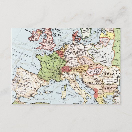 フローラマップピンク旅行テーマベビーシャワー情報 エンクロージャーカード (裏面)