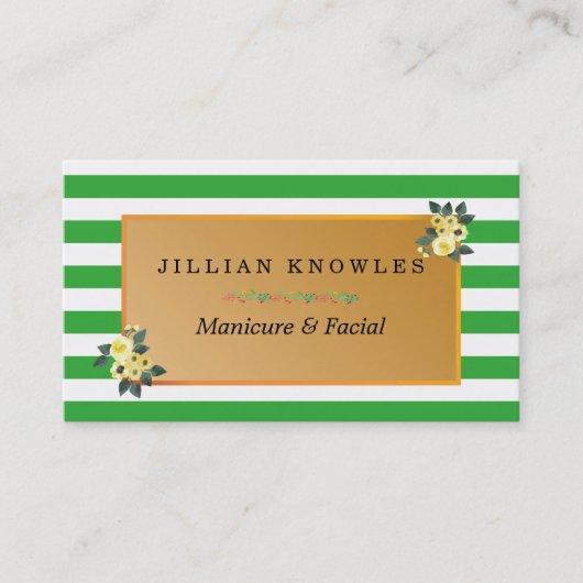 フローラマニキュア作家 名刺 (正面)