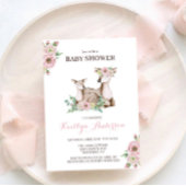 フローラママとベビーディアベビーシャワー招待状 招待状