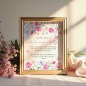 フローラママのおなかの赤ちゃんシャワーゲーム ポスター