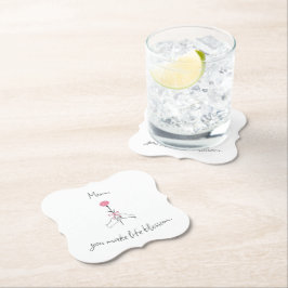 フローラママへの愛 – 紙コースター