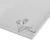 フローラママアート – マザーズデイギフトアイディア カッティングボード (角)