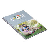 フローラママジャーナル – ダスティブルー ノートブック (右側)