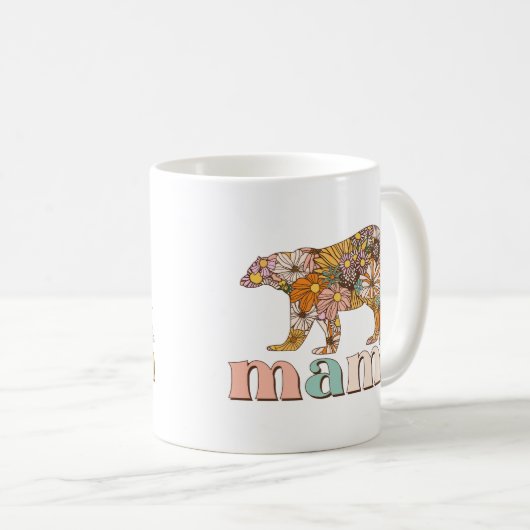 フローラママベア コーヒーマグカップ (正面右)