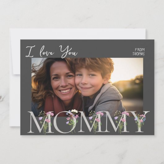 フローラママ写真母の日 シーズンカード (正面)