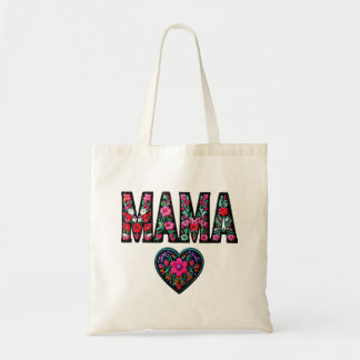 フローラママ刺繍トートバッグ トートバッグ