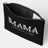 フローラママ文字パーソナライズされたキッズ名 アクセサリーポーチ (見開き)