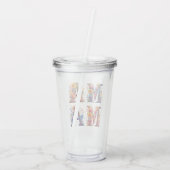 フローラママ アクリルタンブラー (裏面)