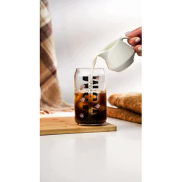 フローラママ – ピンクとクリームリパーソナライズされたビー ガラス缶