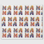 フローラママ ラッピングペーパー (フラット)