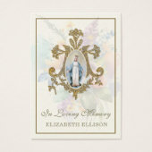 フローラマリアンクロスヴァージンメリー葬式祈りの言葉 (正面)