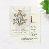 フローラマリアンクロスヴァージンメリー葬式祈りの言葉 (デスク)