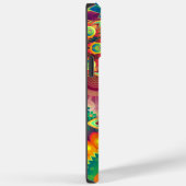 フローラマンダラコラージュサイケデリック Case-Mate iPhoneケース (裏面 / 右)