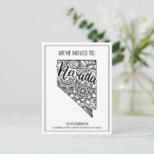 フローラマンダラネバダ州ムービング 案内ポストカード (スタンド正面)