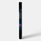 フローラマンダラフラワーオレンジレッドブルー抽象芸術 Case-Mate iPhoneケース (裏面 / 左)