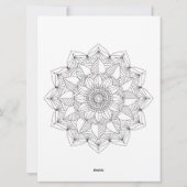 フローラマンダラブラックラインカラーリングテンプレートv1 シーズンカード (裏面)