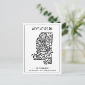 フローラマンダラミシシッピ州移動 案内ポストカード (スタンド正面)