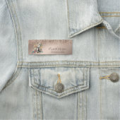 フローラミキサベーカリーバラ金ゴールドグリッター 名札 (インサイチュ)