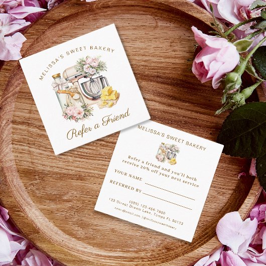 フローラミキサーベーカリー料理フレンド参照 紹介カード